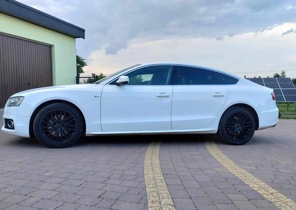 Audi A5 cena 37900 przebieg: 210756, rok produkcji 2011 z Kamieńsk małe 172